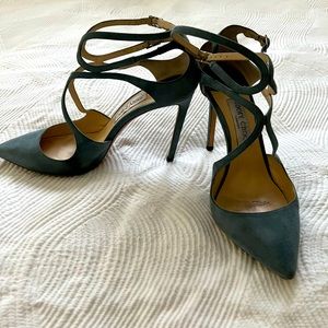 Jimmy Choo Green Strappy Heels